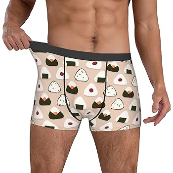 Amazon | [Chioee] パンツ メンズ 下着 おにぎり柄 おむすび